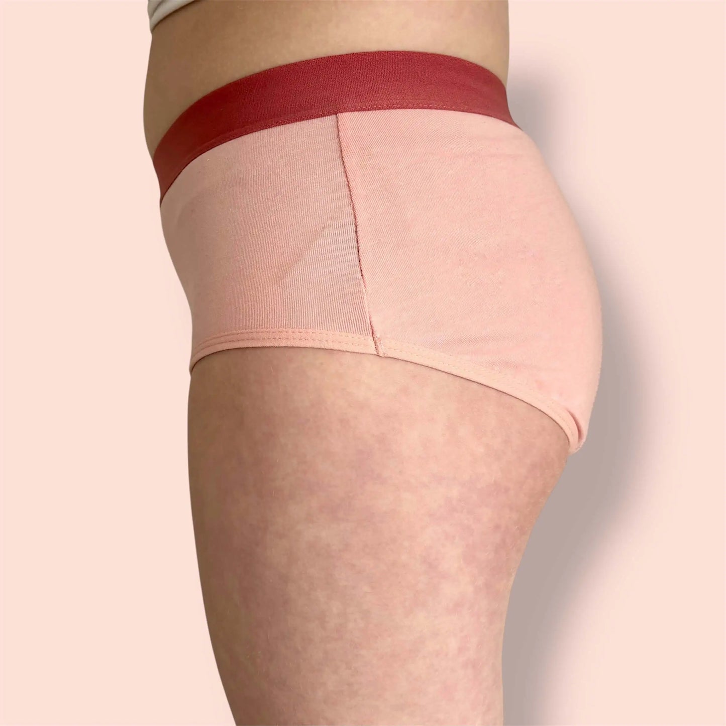 Culotte menstruelle Naoline rose adolescente jeune fille