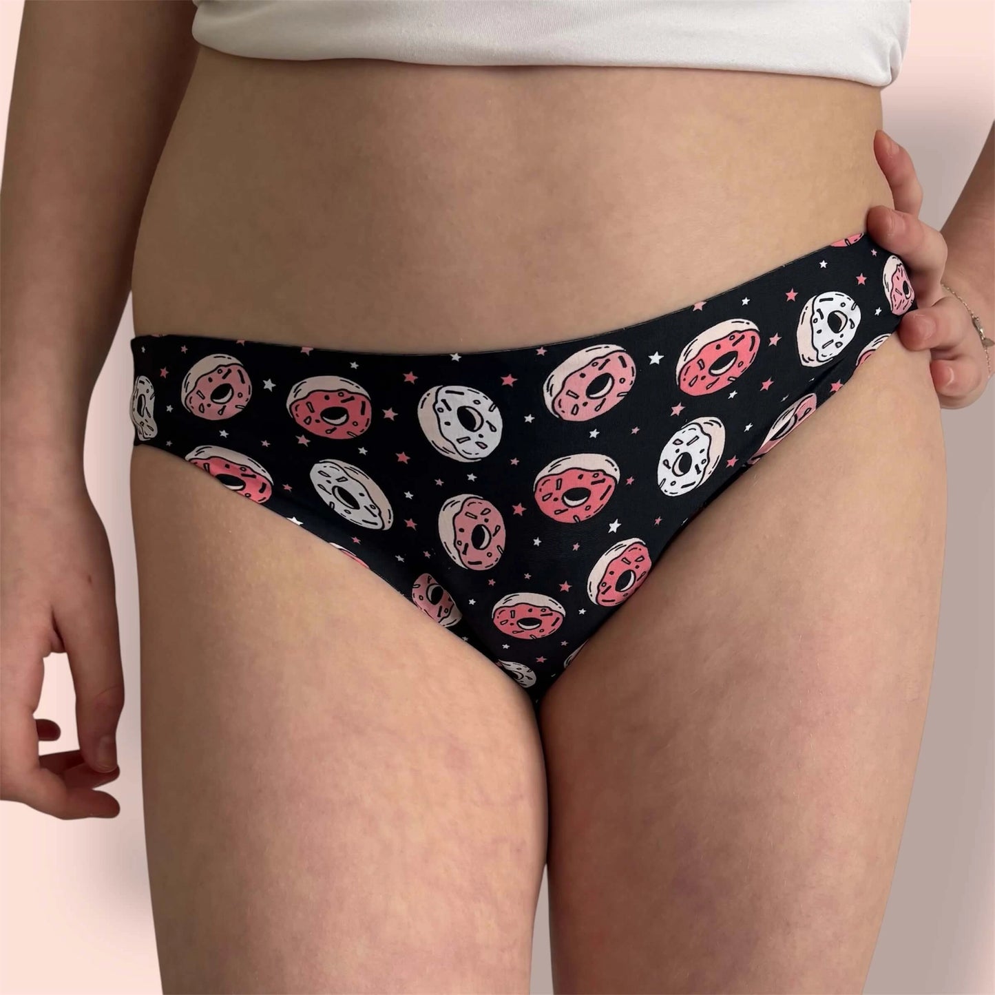 Culotte menstruelle Naoline donuts adolescente jeune fille