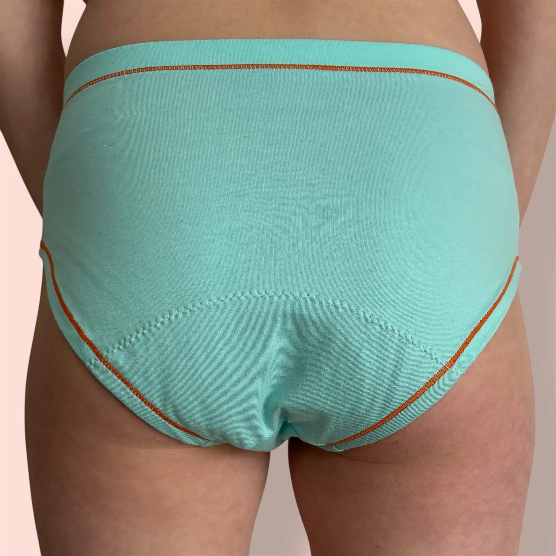 Culotte menstruelle Naoline turquoise adolescente jeune fille  
